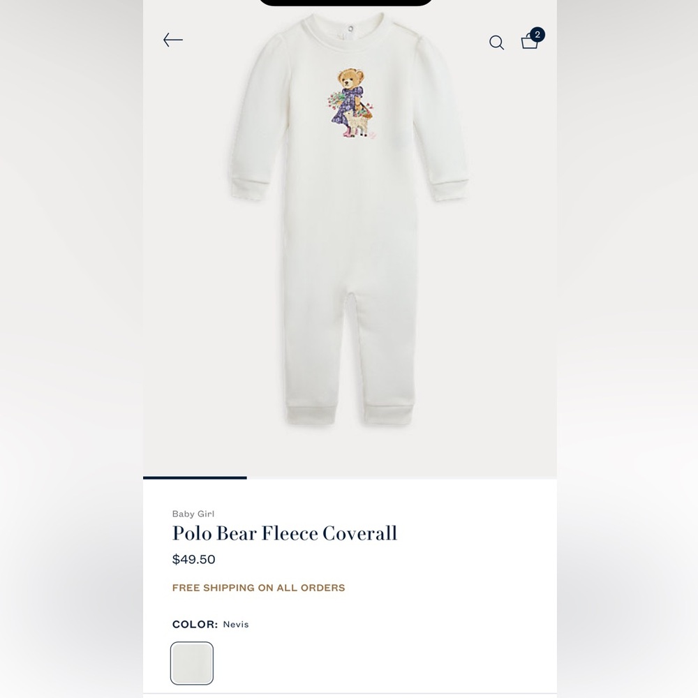 My baby clothes, she’s 10 months now, and the clothes is really nice